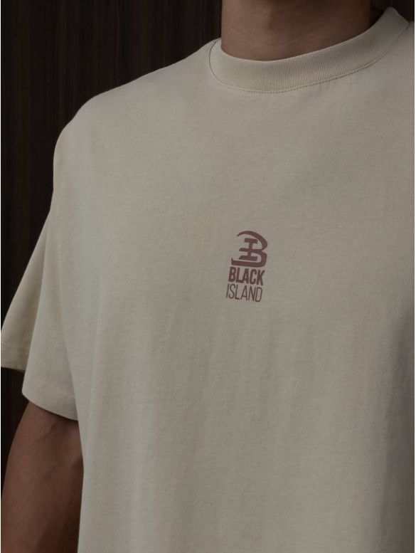 Oversize футболка з принтом