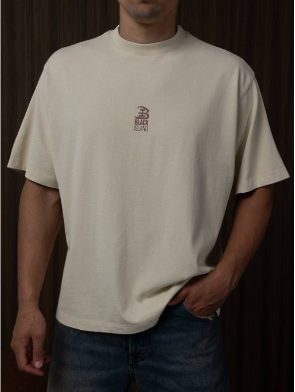 Oversize футболка з принтом