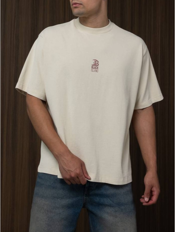 Oversize футболка з принтом