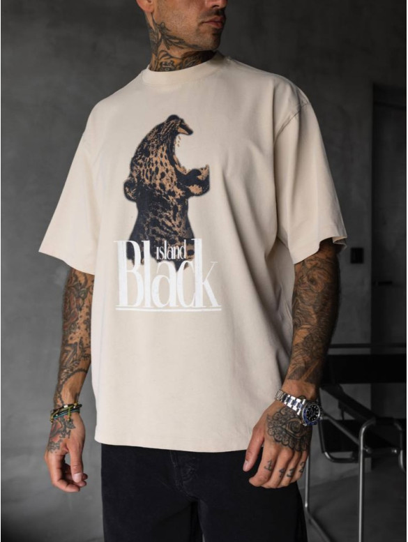 Oversize футболка з принтом