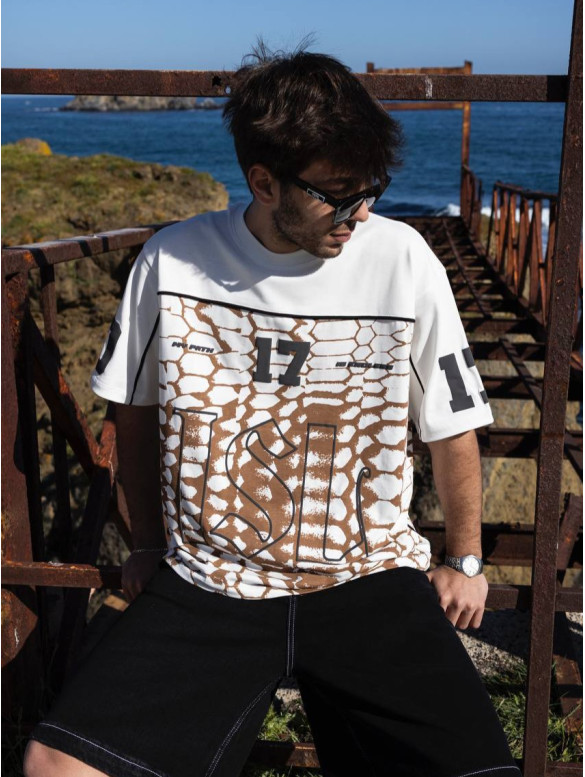 Oversize футболка з принтом