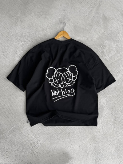Oversize футболка з вишивкою