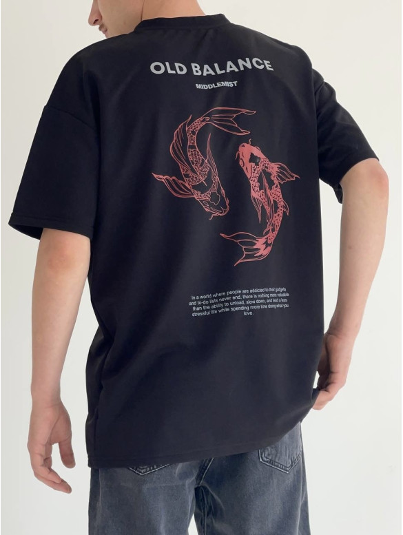 Футболка oversize з принтом