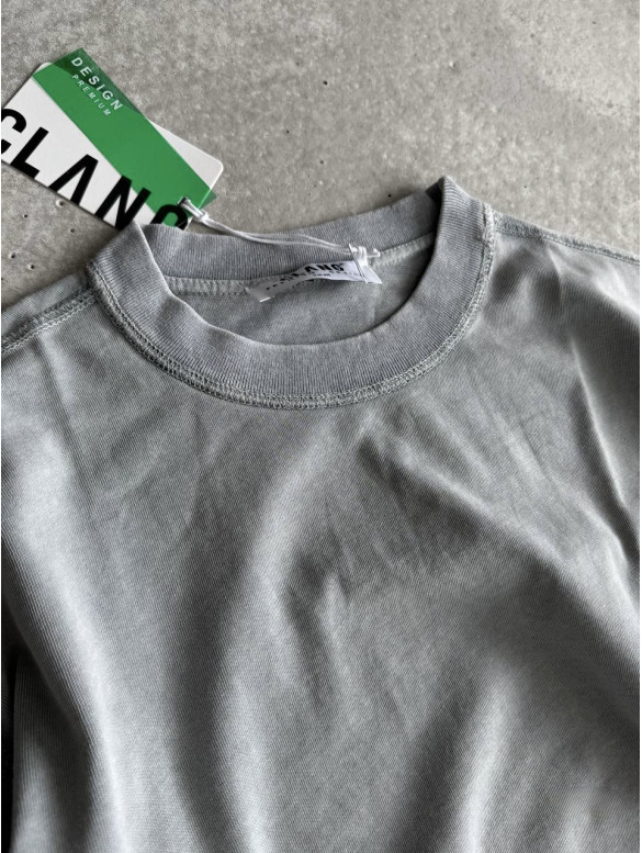Oversize футболка з вивареної тканини