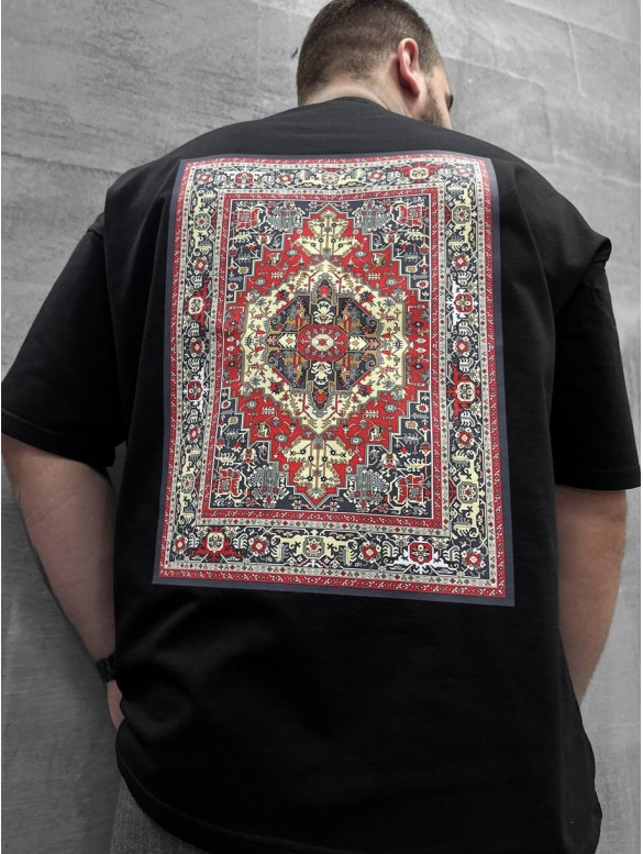 Oversize футболка з принтом