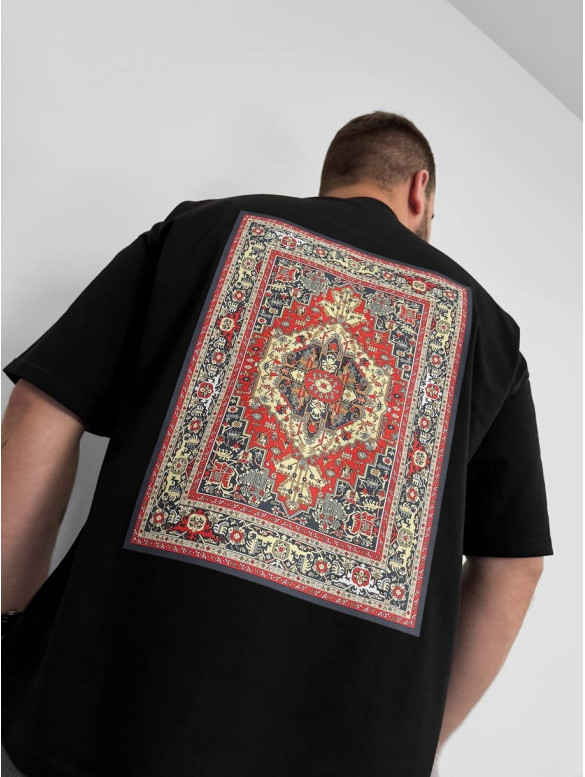 Oversize футболка з принтом