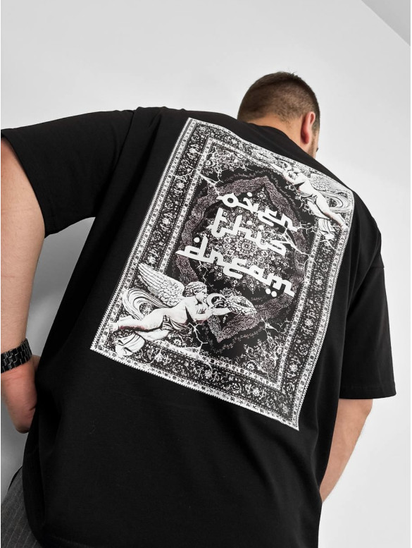 Oversize футболка з принтом