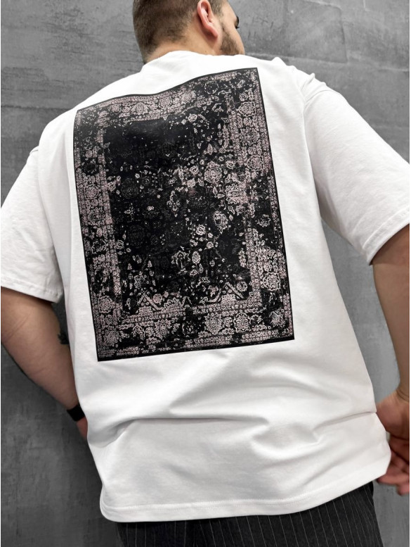 Oversize футболка з принтом