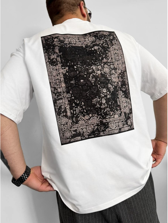 Oversize футболка з принтом