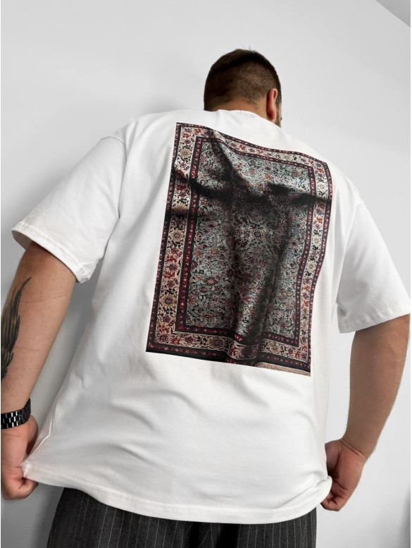 Oversize футболка з принтом