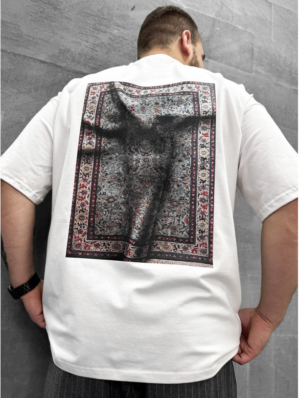 Oversize футболка з принтом