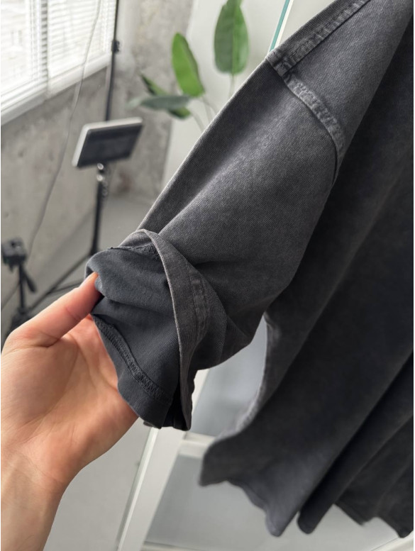 Oversize футболка з принтом