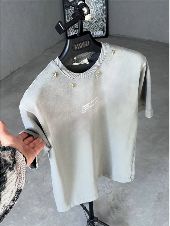 Oversize футболка з надписом
