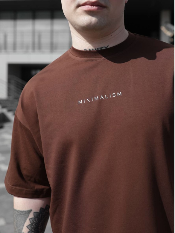 Oversize футболка з принтом