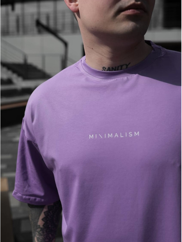 Oversize футболка з принтом