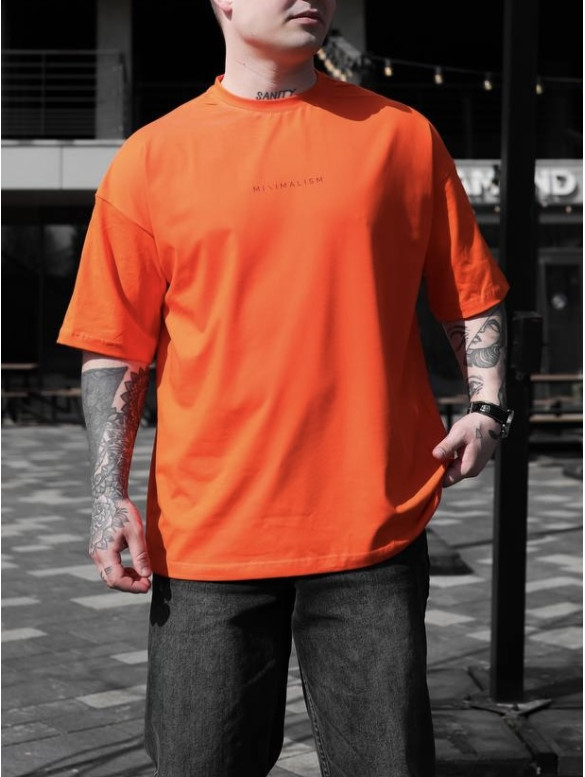 Oversize футболка з принтом