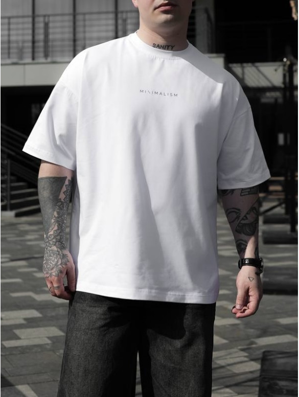 Oversize футболка з принтом