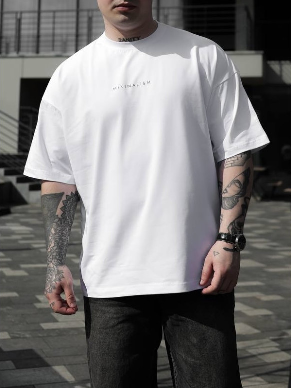 Oversize футболка з принтом