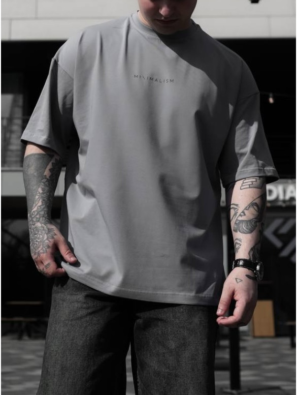 Oversize футболка з принтом