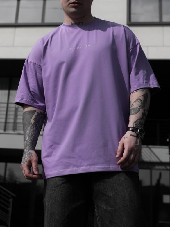 Oversize футболка з принтом