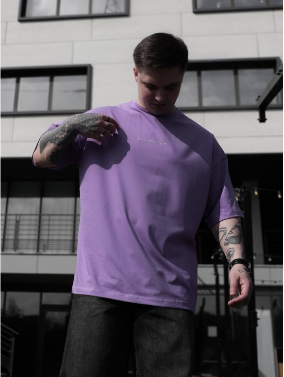 Oversize футболка з принтом