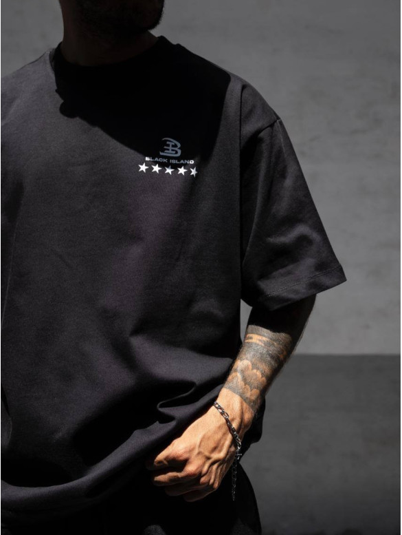 Oversize футболка з принтом