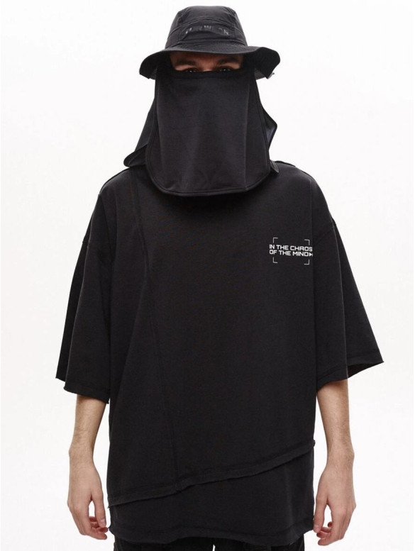 Oversize футболка з принтом