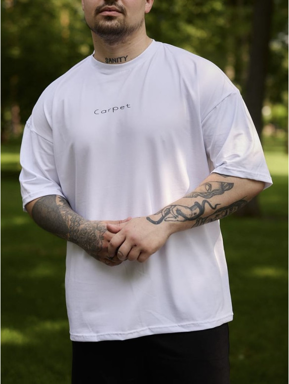 Oversize футболка з принтом