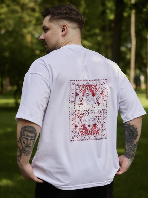Oversize футболка з принтом