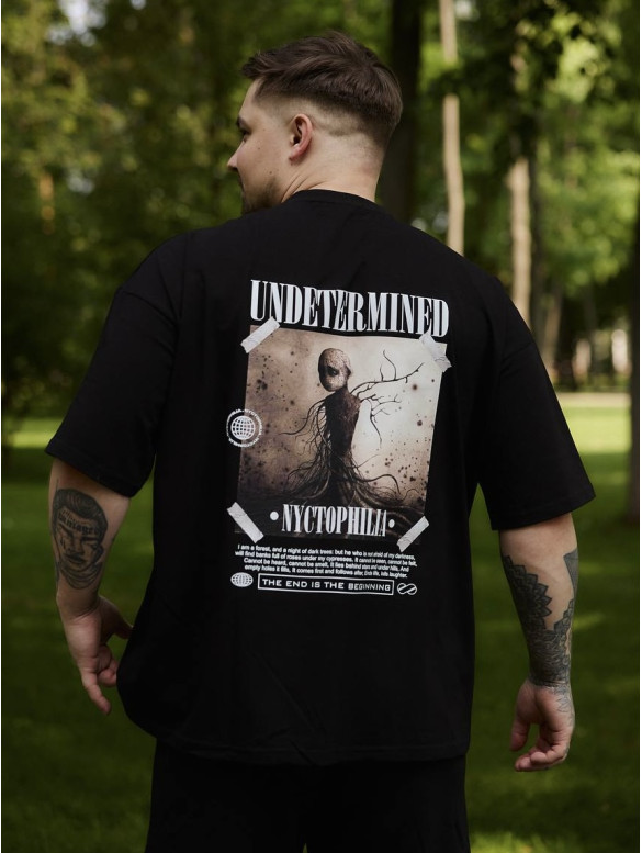 Oversize футболка з принтом