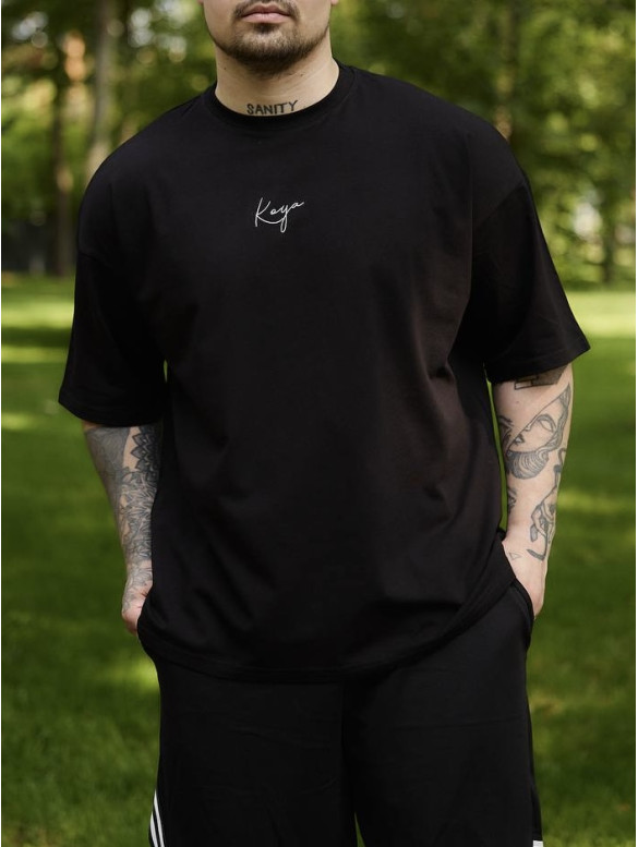 Oversize футболка з принтом
