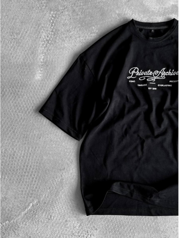 Oversize футболка з принтом