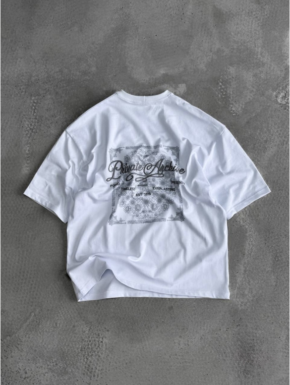 Oversize футболка з принтом