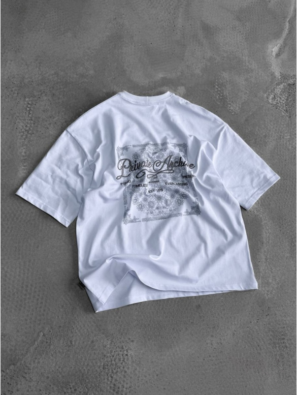 Oversize футболка з принтом