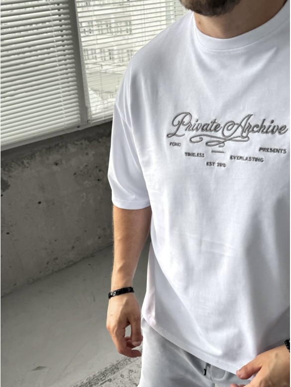 Oversize футболка з принтом