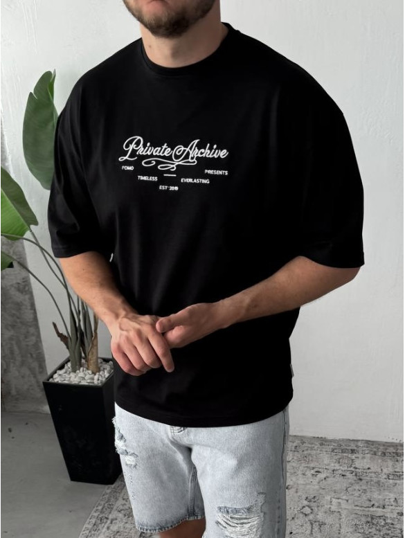 Oversize футболка з принтом