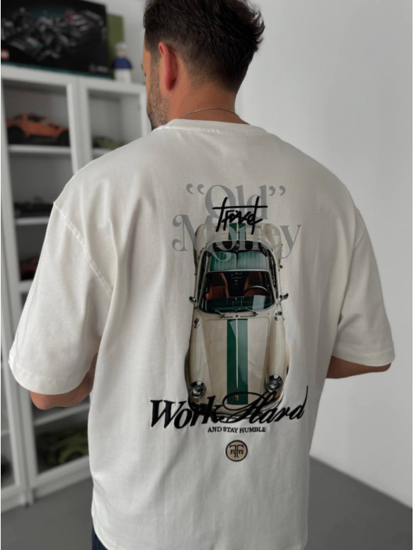 Oversize футболка з принтом