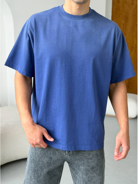Oversize футболка з вивареної тканини