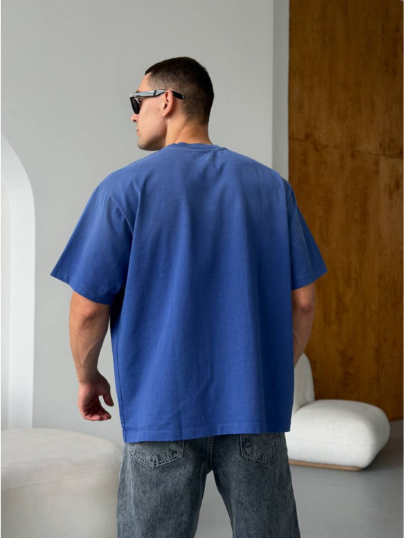 Oversize футболка з вивареної тканини