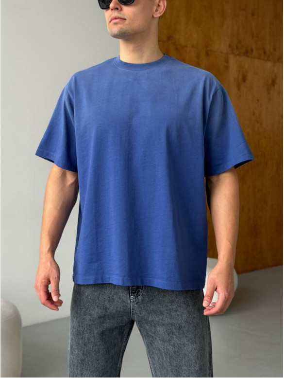 Oversize футболка з вивареної тканини