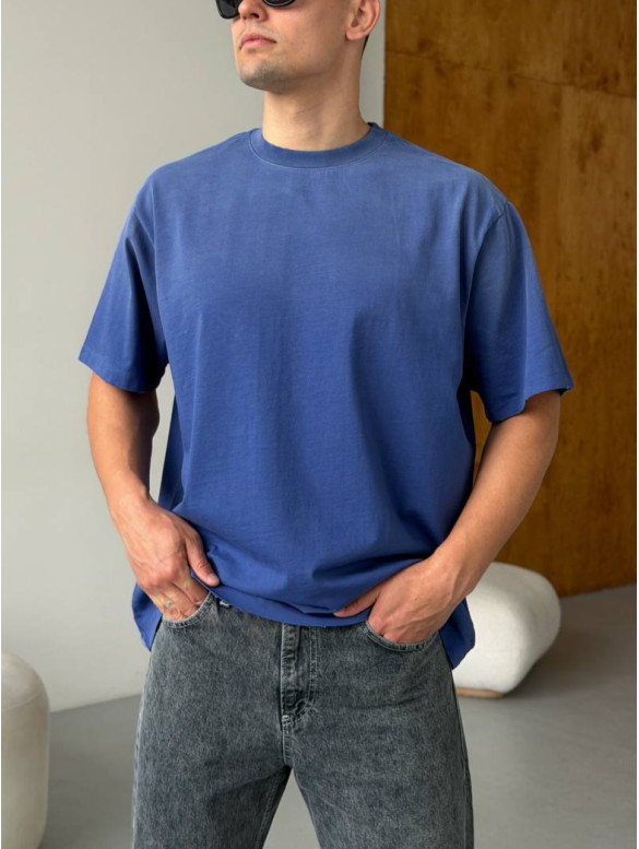 Oversize футболка з вивареної тканини
