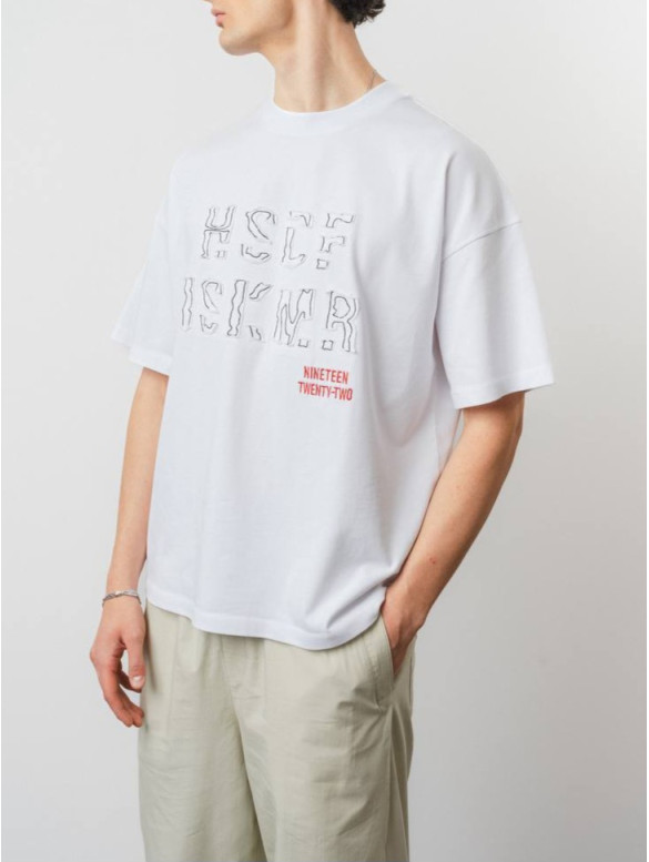 Oversize футболка з принтом