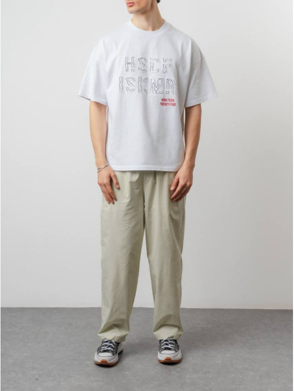 Oversize футболка з принтом