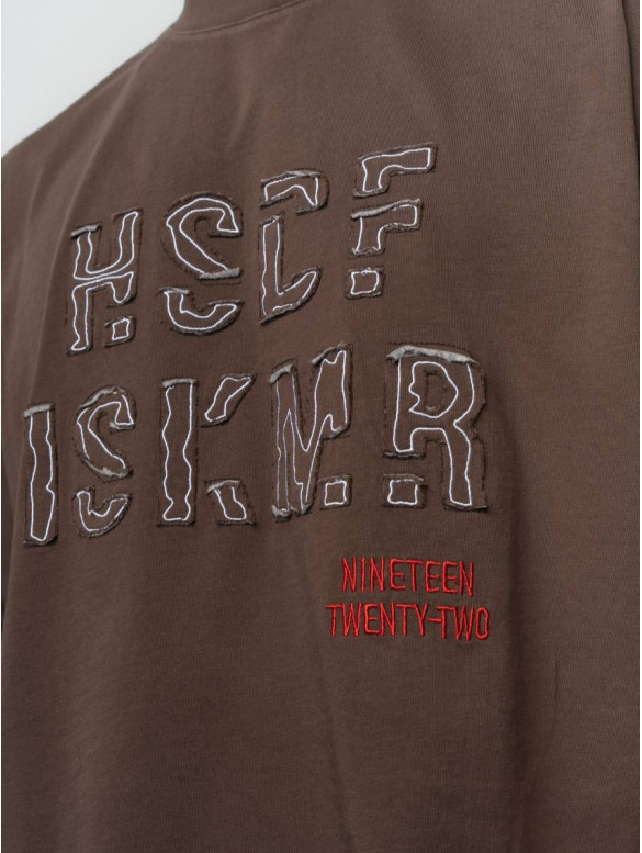 Oversize футболка з принтом