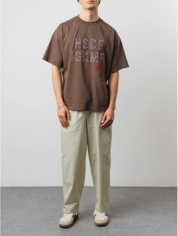 Oversize футболка з принтом