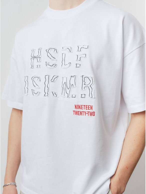 Oversize футболка з принтом