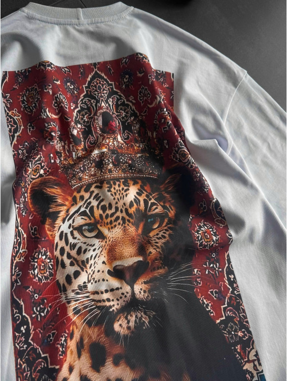 Oversize футболка з принтом