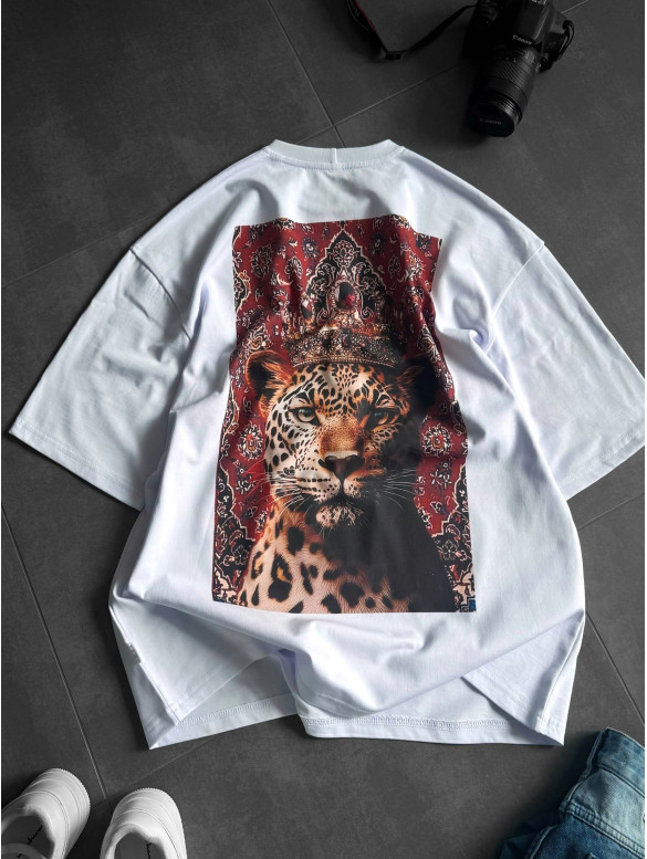 Oversize футболка з принтом