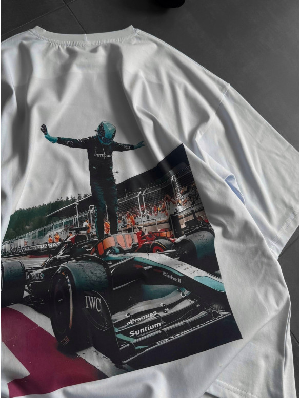 Oversize футболка з принтом