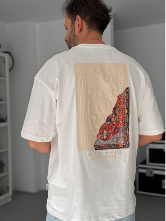 Oversize футболка з принтом